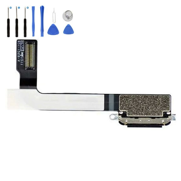 Eutoping USB Charging Port For Apple iPad 3 A1416 A1430 Dock Connector Charger Board Flex Cable Assembly Replacement with tool