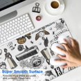 thumbnail image 4 of Long Mouse Pads for Desk,Halloween Pattern Desk Mats on Top Of Desks, Desk Mouse Pad Extra Large with 3mm Non-Slip Base and Stitched Edge for Gaming,Office,Work,Home 35.4x15.7in, 4 of 5