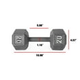 thumbnail image 2 of CAP Barbell Cast Iron Dumbbell Weights, 20 Lbs., Pair, 2 of 4
