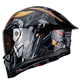 thumbnail image 3 of Casco Integral Black Pearl Warrior Negro Gris Brillo M, 3 of 7