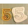 thumbnail image 2 of Number Five in Comic Font Cookie Cutter- Fast Shipping - Sharp Edges - Exceptional Quality, 2 of 4
