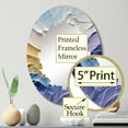 thumbnail image 3 of DESIGN ART Designart "Twisted Whirls II" Abstract Spirals Modern Wall Mirror 20in.x30in., 3 of 4