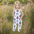 thumbnail image 2 of Ahuyic Sleeveless Backless Girls Short Jumpsuit One Piece Romper, 2 of 5