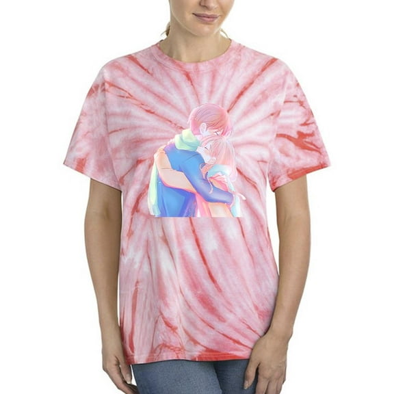 Manga Couple Soft Embrace Tie Dye Cyclone Women -Image by Shutterstock, Female x-Large