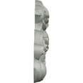 thumbnail image 3 of Ekena Millwork 13 3/4"W x 5 1/2"H x 1"P Nadia Decorative Rose Center with Scrolls Onlay, 3 of 6