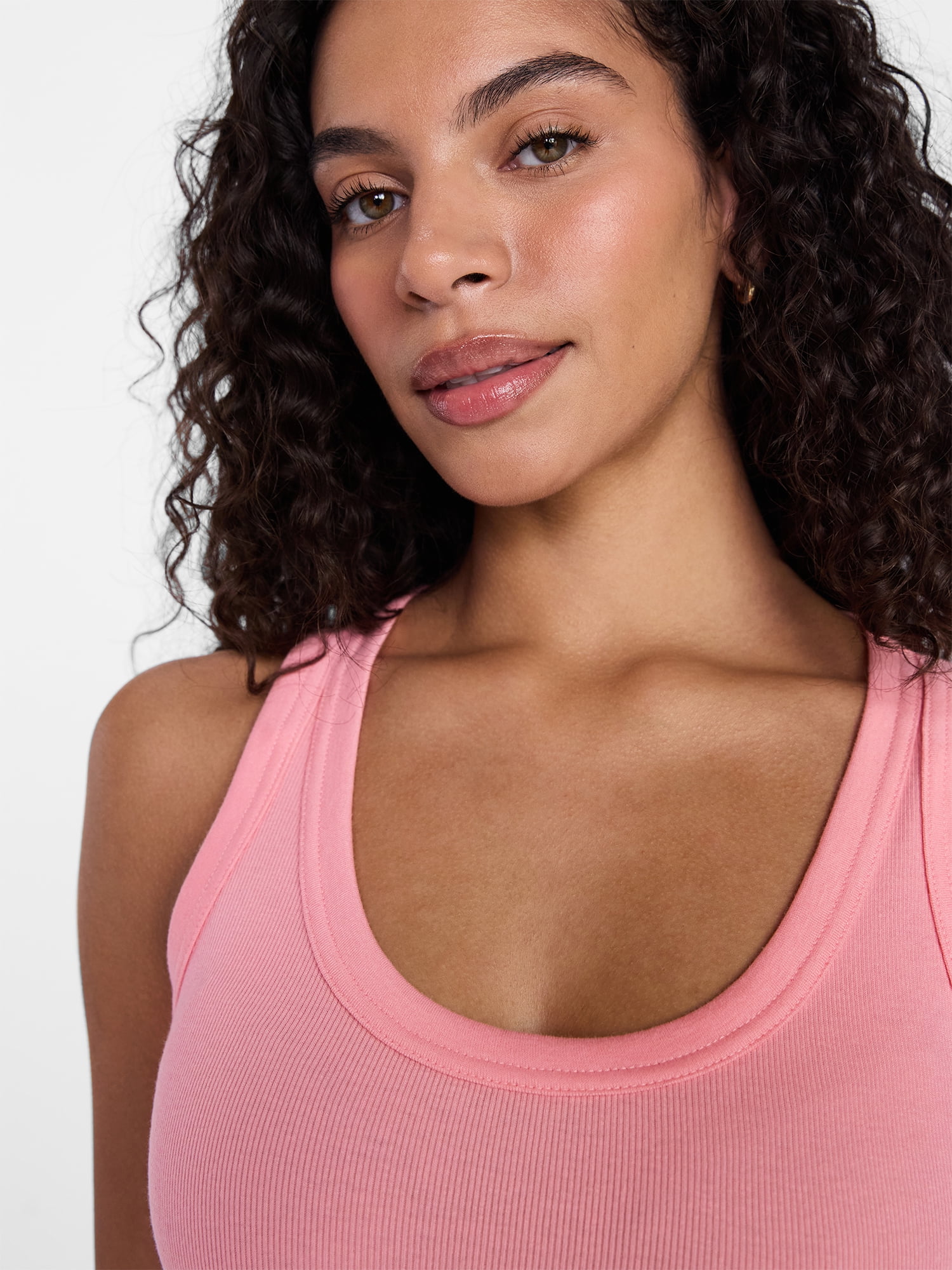 Time and Tru Women's Ribbed Tank Top, Sizes XS-XXXL