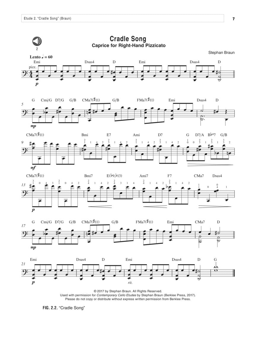 Contemporary Cello Etudes Studies in Style &amp; Technique Book/Online Audio, (Paperback)