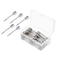 thumbnail image 4 of Eigraketly 30 Pieces Ball Inflation Pump Needle Football Basketball Inflation Fittings Connect Rugby Inflator Sport Volleyball Tool Type2 NO2, 4 of 6