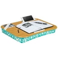 thumbnail image 2 of Designer Lap Desk - Aqua Trellis (Fits up to 17.3" Laptop), 2 of 8