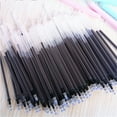 thumbnail image 6 of 100Pcs 0.5mm Black Blue Red Gel Pen Refills Smooth Writing Office Stationery Black Plastic, 6 of 6