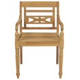 thumbnail image 4 of vidaXL Batavia Chairs with Cushions 8 pcs Solid Teak Wood, 4 of 5