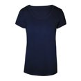 thumbnail image 2 of Stedman - Camiseta de cuello redondo modelo Megan para mujer (Azul Marina), 2 of 3