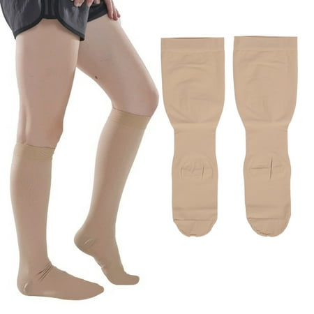 Plus Size Thights Medical Compression Pantyhose Stockings for Varicose  Veins 23-32mmHg Grade 2 Pressure Support Pantyhose Closed Toe Socks