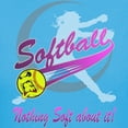 thumbnail image 3 of CafePress - Girls Softball Women's Dark T Shirt - Women's Traditional Fit Dark T-Shirt, 3 of 4