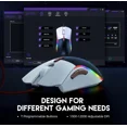 thumbnail image 5 of RHEA- Eksa Em200 Customizable Gaming Mouse 1200 Dpi 2 Covers (Black & White) New, 5 of 6