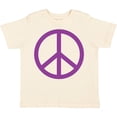 thumbnail image 3 of Inktastic Purple Peace Sign Boys or Girls Toddler T-Shirt, 3 of 5