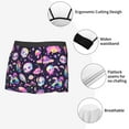 thumbnail image 3 of Pofeuu Skull mushroom space Print Men’s Boxer Briefs, Moisture-Wicking Underwear, Regular,Trunk-Medium, 3 of 5