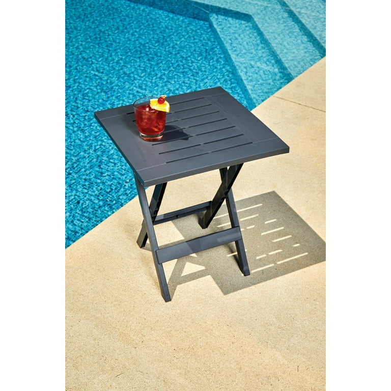 Furniture Gracious Living Folding Adirondack Side Table Gracious