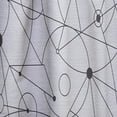 thumbnail image 4 of Designart 'Geometrical Retro Grid III' Mid-Century Modern Curtain Panel, 4 of 5