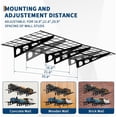 thumbnail image 3 of Royalbelle 2-Pack 2x6ft Black Garage Shelving, Wall Shelf Storage Rack, 3 of 9