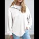 thumbnail image 5 of Sudadera Informal de Mujer con Cuello de Tortuga y Media Cremallera, Jersey Holgado de Larga, Ropa de Otoño XL, 5 of 7