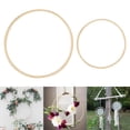 thumbnail image 1 of 2 Aros de para de Bambú, Manualidades de Macarena Anillos atrapasueños de bambú, 1 of 8