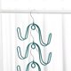 thumbnail image 1 of Tendedero para zapatos, secador de zapatos para balcón o exterior, perchero con gancho resistente al viento, colgador para sandalias y ropa, estructura metálica, diseño de 2 niveles, ideal, 1 of 7