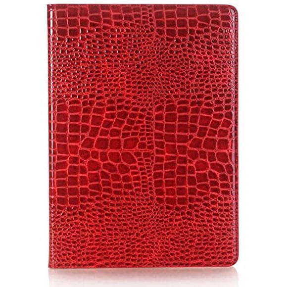 iPad Pro 12.9 inch (1st and 2nd Gen) Case for Wwomen, DMaos Crocodile Synthetic Leather Stand Folio Auto Sleep/Wake
