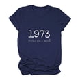 thumbnail image 2 of Pompotops T-Shirt Décontracté à Manches Courtes pour Femmes avec Imprimé Lettre, 2 of 6