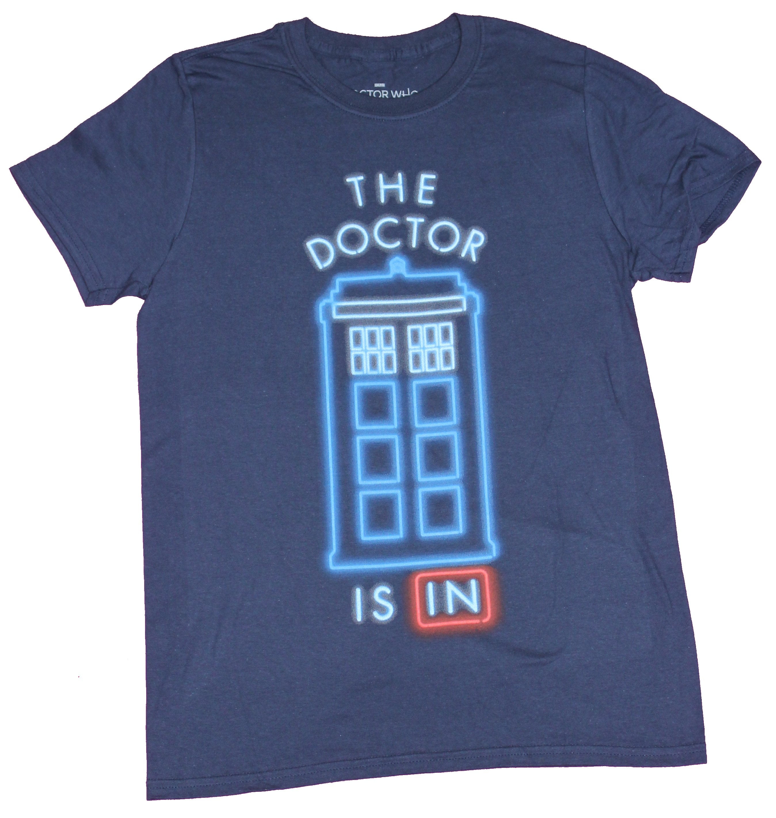 The Tardis and Phrase "Keep Calm and Don't Blink" T-Shirt 3XL NEW Doctor Who 