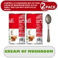 thumbnail image 4 of Campbell's Condensed 98% Fat Free Cream of Mushroom Soup, 22.6 oz Family Size Can with Supplyplex Spoon, 4 of 5