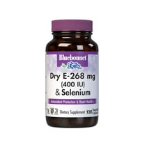 Bluebonnet Nutrition Dry E-400 IU (268mg) Plus Selenium Vegetarian Capsules, 120 Count