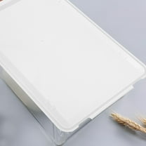 OULII Bread Proofing Box Lid Airtight Seal Plastic White Bakery Storage Containers Lid 1Set