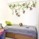 thumbnail image 2 of Kearding Monos lindos Pegatinas de pared Niños Arte PVC Calcomanía 3D Animales Hojas Papel tapiz Dormitorio Calcomanías para el salón para jardín de Decoración del hogar Kearding HA074842-00, 2 of 6