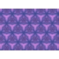 thumbnail image 1 of Ahgly Company Indoor Rectangle Patterned Purple Amethyst Purple Area Rugs, 5' x 7', 1 of 6