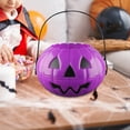 thumbnail image 6 of Halloween Candy Bucket Trick or Treat Pail Spacious Classic Pumpkin Design for Children Boys Girls Party Favors, 6 of 9