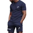 thumbnail image 5 of Ropa deportiva de tenis transpirable para hombre, ropa deportiva de verano para exteriores, ropa de entrenamiento de bádminton, camiseta suelta para correr, traje de manga corta, 5 of 5
