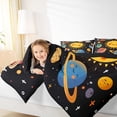 thumbnail image 4 of Manfei Cute Cartoon Planet Bedding Comforter Set,Kawaii Sun Twin Comforter Sets,Colorful Universe Galaxy Bedding Set For Boys Teens,Super Cozy Room Decor Reversible,2 Pieces, 4 of 8