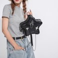 thumbnail image 3 of Bolso de hombro para estudiante con forma de estrella de gran capacidad, bolso de transporte sólido, bolso de viaje Kawaii ligero, mochila informal para chica, bolso impermeable, 3 of 9