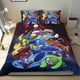 thumbnail image 1 of Mega Man Conjunto de sábanas temático, trío de piezas, cómodo y amigable con la piel, diseño único, regalo de decoración para el hogar para familiares, amigos y fans,135cm *200cm, 1 of 6