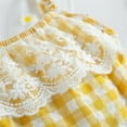 thumbnail image 4 of Siilsaa Girl Outfits Toddler Baby Girl Summer Clothes Knit Cotton Outfits Short Set Yellow,90, 4 of 9