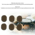 thumbnail image 4 of Drum Dampener, Volume Reduction, 6Pcs Silicone Soft Gel Pads For Home Practice, 4 of 8