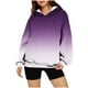 thumbnail image 4 of Ailaofu Hoodies for Women Tie Dye Oversized Sweatshirt Plus Size Loose Fit Cute Hoodie Fall Pullover with Pocket, 4 of 7