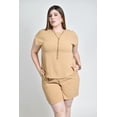thumbnail image 1 of Set con textura y botones Roman Fashion /Tallas Extras, 4353 (Cafe) cafe 36, 1 of 6