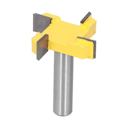 

Surfacing Router Bit 4 Flute Tipped Slab Flattening CNC Woodworking Milling Cutter Planing Tool1/2in Shank
