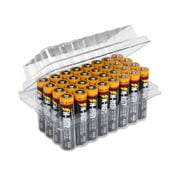 Angle View: Ultra N-RGY AAA Alkaline Batteries - 32 Pack