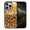 Gold Glitter Sparkle With Black Yellow Glitter Leopard, variant on WIRESTER Shockproof Soft Rubber Cover Case for Apple iPhone 16 Pro 6.3" 2024, Gold Glitter Sparkle With Black Yellow Glitter Leopard