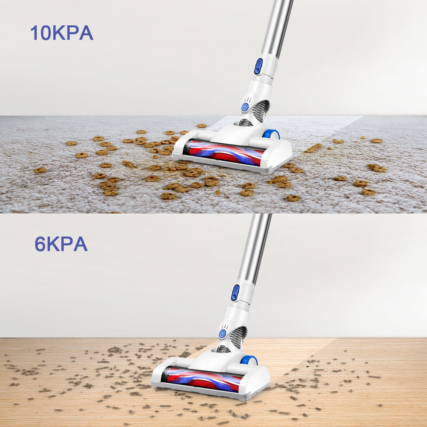 Buy APOSEN Cordless Vacuum Powerful But Quiet Lightweight Stick Vacuum
