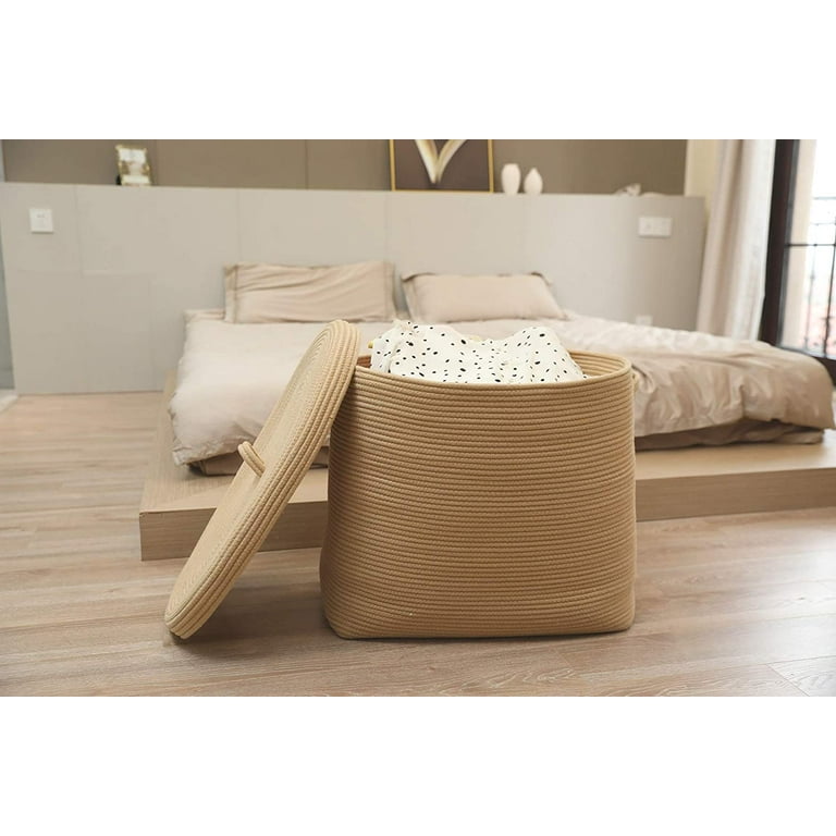 Storage Baskets for Bedroom, Extra Large Storage Basket for