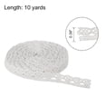 thumbnail image 2 of Unique Bargains Lace Ribbon 10 Yards 0.39 Inch Cotton Lace Trim for Craft,Gift Wrappers,Headbands,Wedding White Style 1, 2 of 5